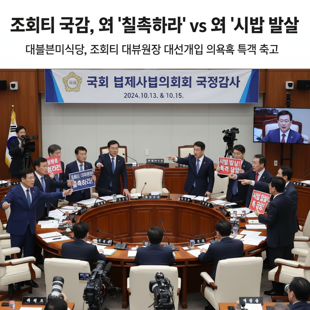 내일 조희대 국감, 與