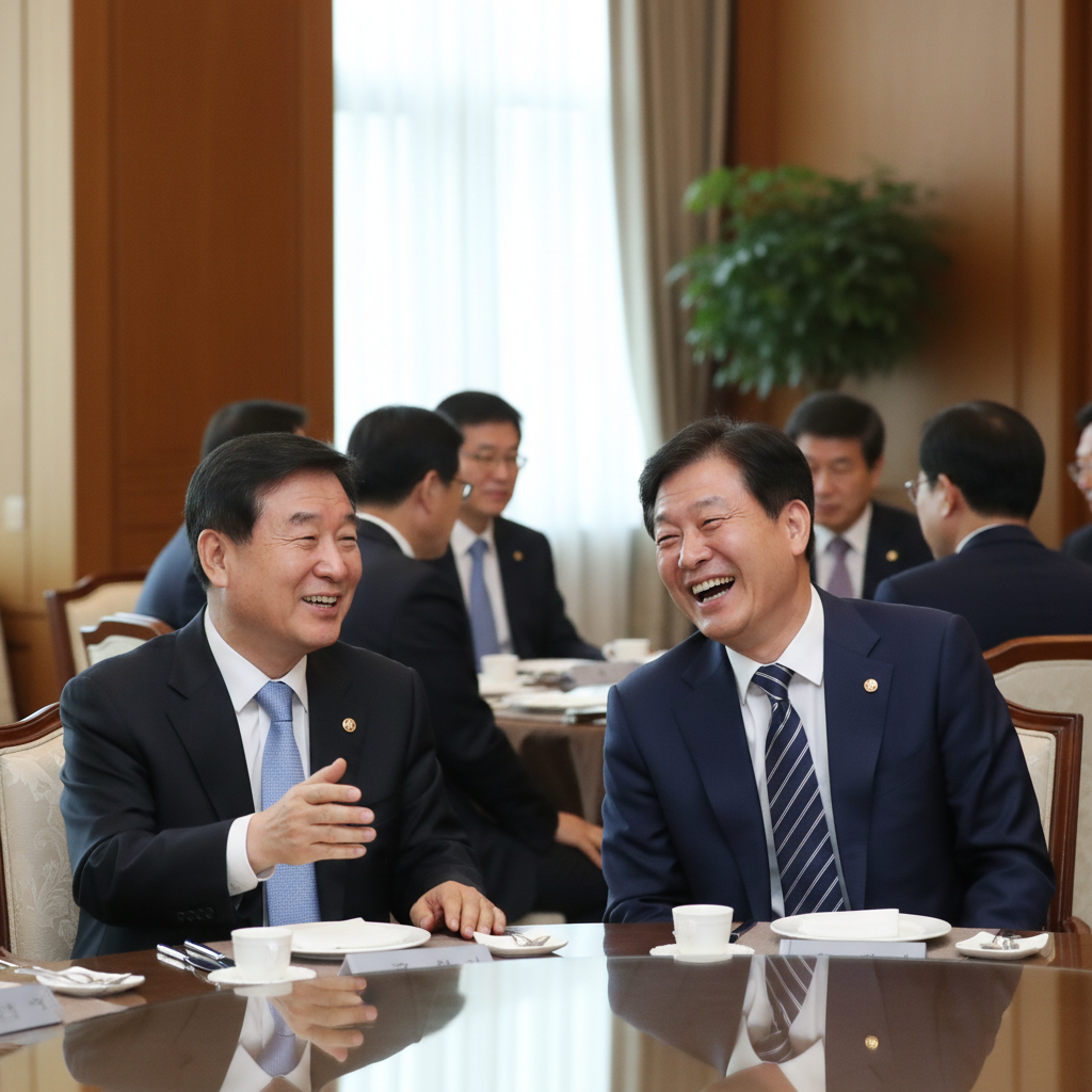 국민의힘, 고문단 오찬…정의화