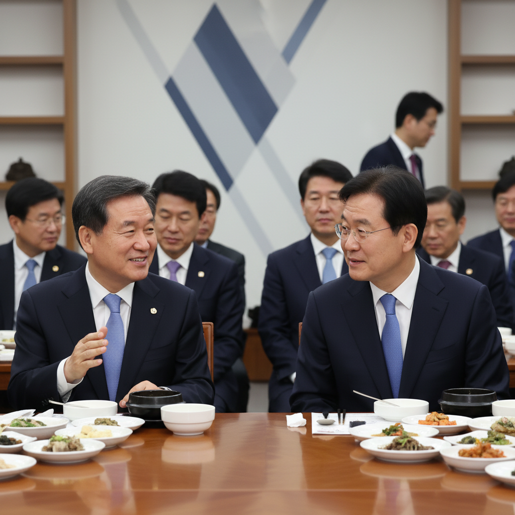 국민의힘, 고문단 오찬…정의화